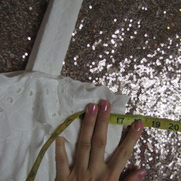 NWT Madewell white eyelet crochet trim dress 6 - Picture 7 of 8